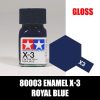 80003 Enamel X-3 Royal Blue - Sơn mô hình Tamiya 11 Gundam