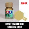 80031 Enamel X-31 Titanium Gold - Sơn mô hình Tamiya 12 Gundam