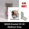 80320 Enamel XF-20 Medium Grey - Sơn mô hình Tamiya 6 Gundam