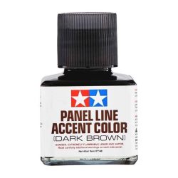 Dung dịch mực kẻ lằn chìm Panel Line Accent Color Dark Brown - Tamiya 87140 1 Gundam