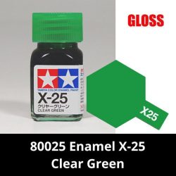 80025 Enamel X-25 Clear Green - Sơn mô hình Tamiya 2 Gundam