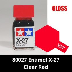 80027 Enamel X-27 Clear Red - Sơn mô hình Tamiya 2 Gundam