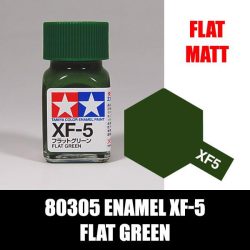 80305 Enamel XF-5 Flat Green - Sơn mô hình Tamiya 2 Gundam