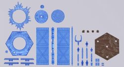 30MM Customize Scene Base 05 Water Field Ver. - Phụ kiện mô hình Gundam 4 Gundam