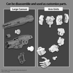 Option Parts Set 11 Large Cannon Arm Unit - 30MM 1/144 5 Gundam