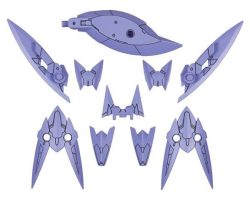 Option Parts Set 4 Stealth Armor - 30MS - Phụ kiện mô hình 30MS Bandai 4 Gundam