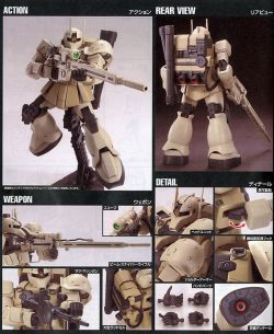 Zaku I Sniper Type - Yonem Kirks Custom - HGUC - 1/144 - Mô hình Gundam chính hãng Bandai 4 Gundam
