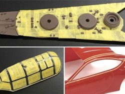 Băng keo che sơn mô hình Masking Tape 3mm - Tamiya 87208 3 Gundam