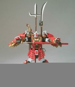 Shin Musha Gundam Sengoku No Jin (MG - 1/100) 3 Gundam
