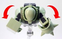 MS-06 Zaku II Mass Production Type - HGUC 1/144 - Mô hình Gundam chính hãng Bandai 9 Gundam