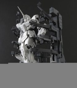 Unicorn Gundam HD Color + MS Cage (MG - 1/100) 5 Gundam