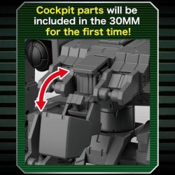 Extended Armament Vehicle - Mass Produced Sub Machine Ver. - 30MM 1/144 9 Gundam