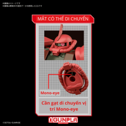 MS-06S Zaku II Principality of Zeon Char Aznables Mobile Suit (HGUC - 1/144) 7 Gundam